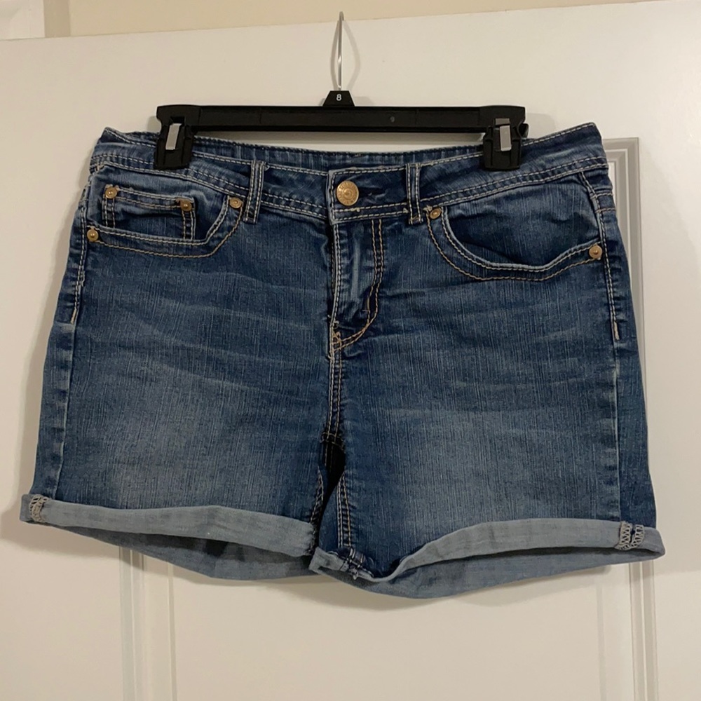 Seven 7 cuffed denim shorts